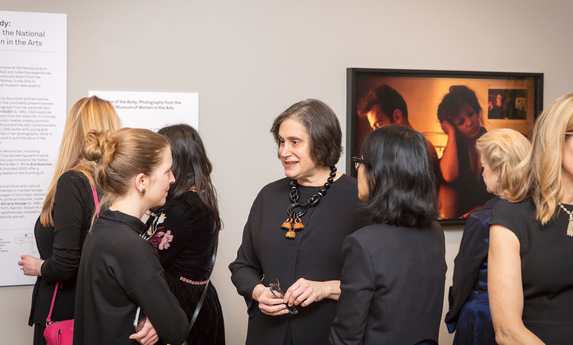 Susan Fisher Sterling at the Whitechapel opening - Terrains of the Body Dan Weill Photography