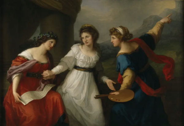 Two historic women artists – Angelica Kauffman and Mary Beale