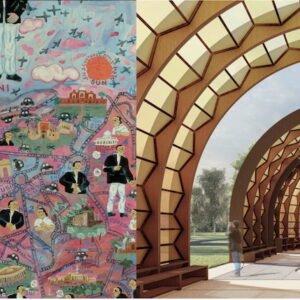 Arpita Singh and Marina Tabassum Pavilion at the Serpentine